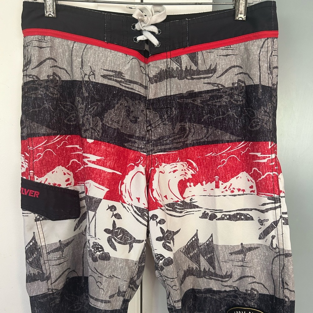 Quiksilver Eddie Aikau Board Shorts in Waimea Bay Hawaii